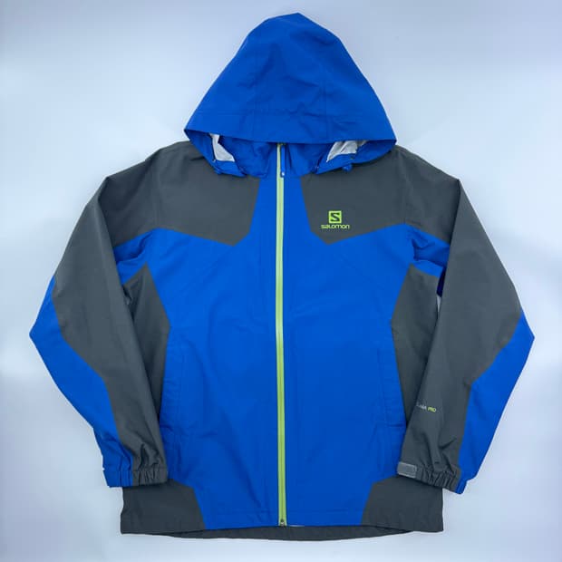 살로몬 CLIMA PRO 바람막이 블루/블랙 XL