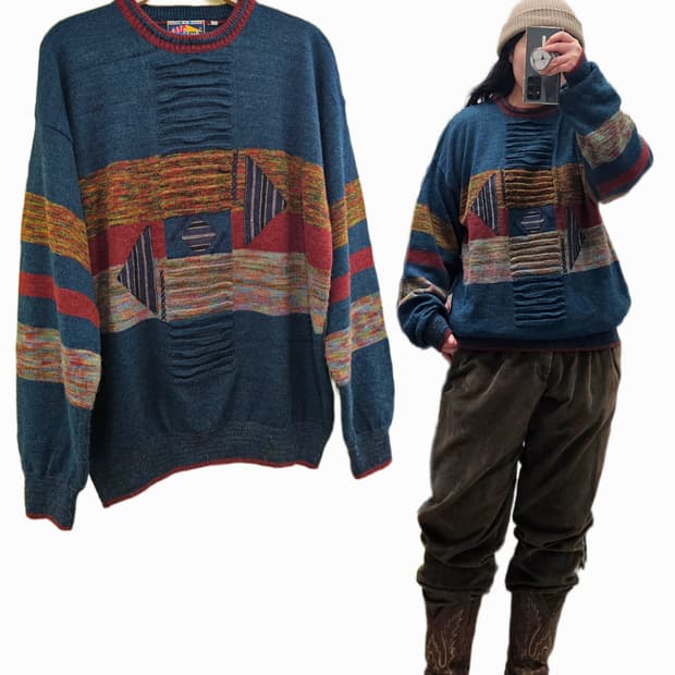 Estrema Italy 패턴 울 니트