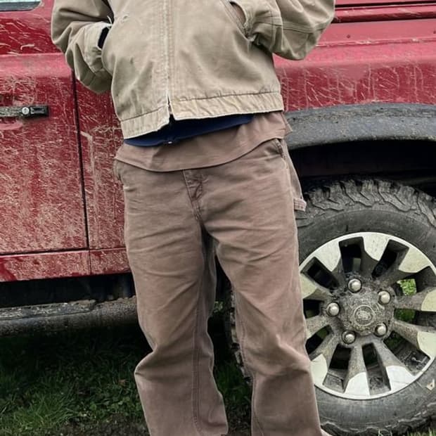 빈티지 칼하트 싱글니 카펜터 팬츠 B12CHT