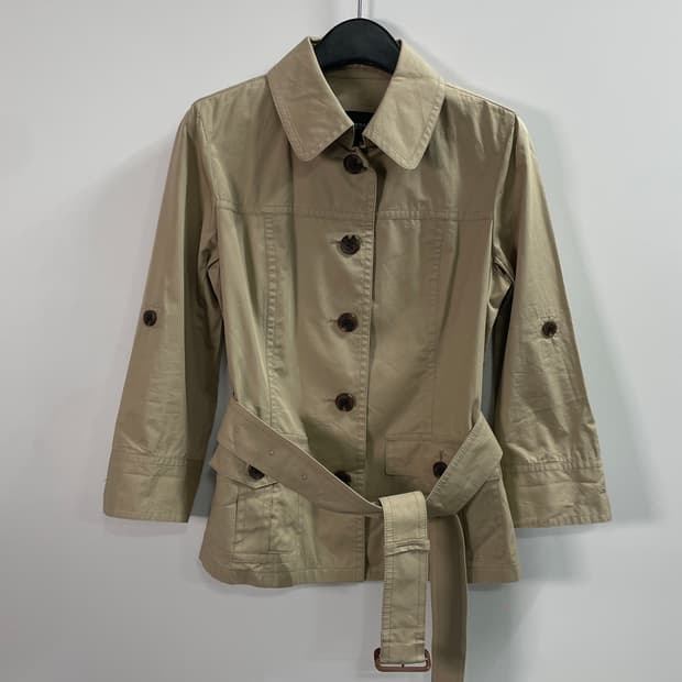 버버리 우먼스 벨티드 셔츠 자켓  (on.273)