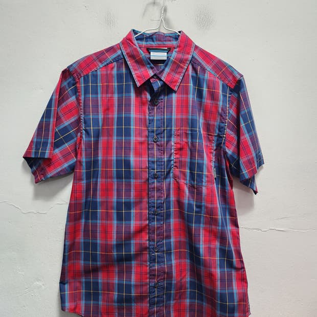 컬럼비아 옴니위크 타탄체크 셔츠