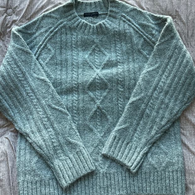 더니트컴퍼니 패턴 니트 XL