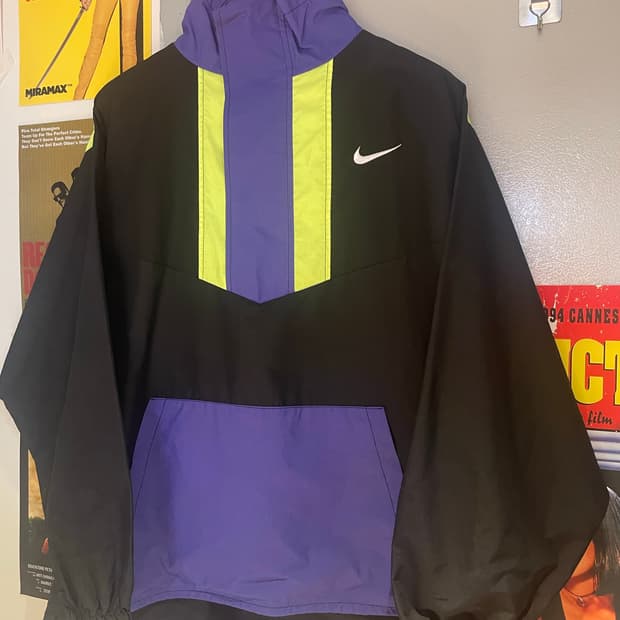 나이키 올드스쿨 빅사이즈 아노락 자켓