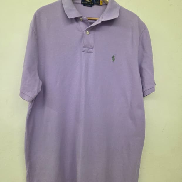 QR 폴로 랄프로렌 라벤더 클래식핏 카라티 