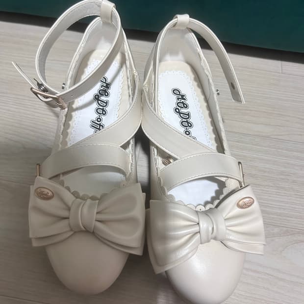 로리타지뢰 통굽 플랫폼 슈즈