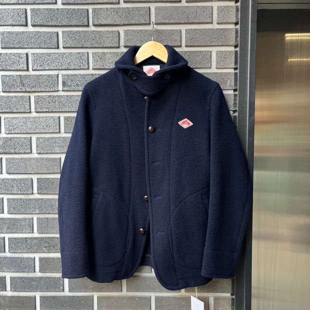 DANTON 단톤 울 숏코트 네이비 38