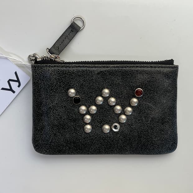 [당일배송] 오픈와이와이 카드지갑 YY STUD CHAIN WALlET