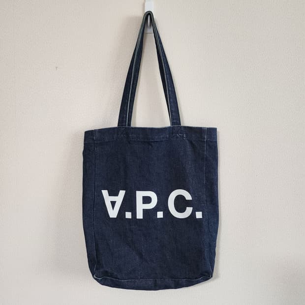 APC 아페쎄 데님에코백