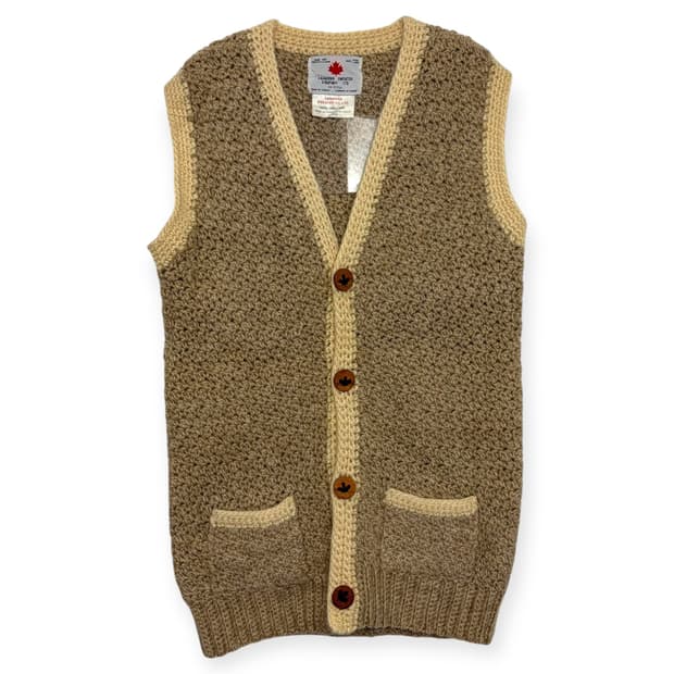 캐나디안스웨터 니트 베스트 조끼