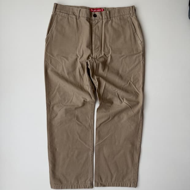 올드 슈프림 워크 치노 팬츠
