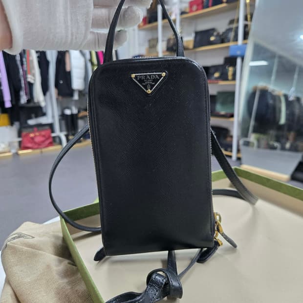 [정품] 프라다 사피아노 폰홀더백