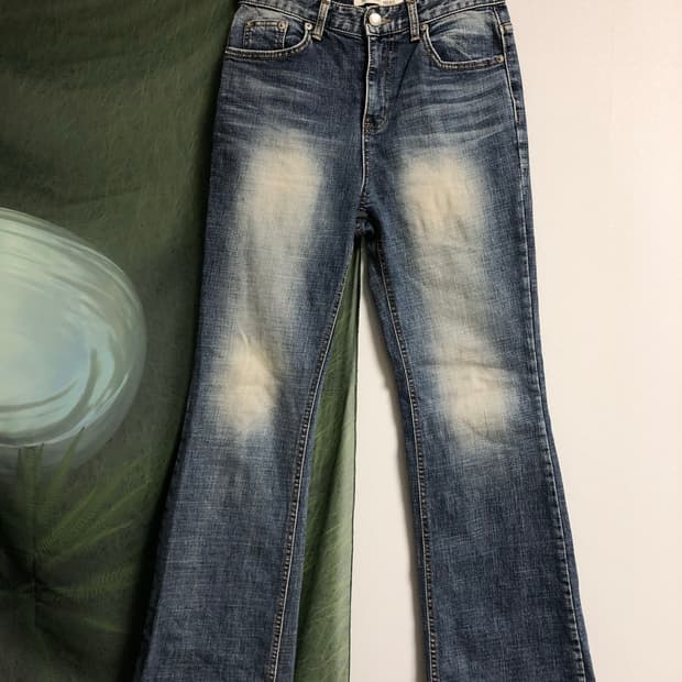 bohemseo 보헤미안서울 워싱 블루 부츠컷