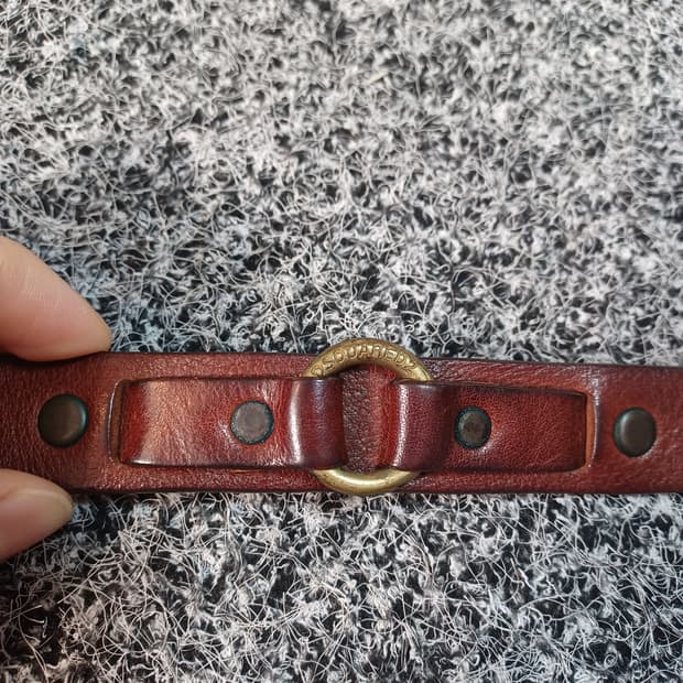 디스퀘어드2 100% 레더 가죽 벨트