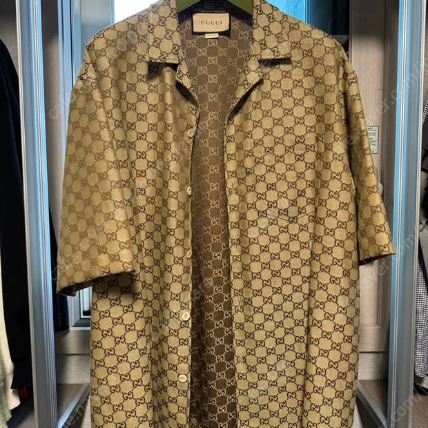 [GUCCI] 구찌 GG 리넨 혼방 캔버스 셔츠 (52)