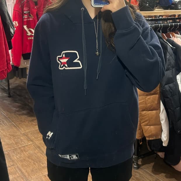 [HI] 스타터 후드티 네이비