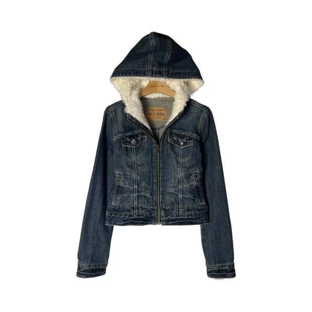 [Cecil McBee] 세실맥비 퍼 트리밍 데님자켓