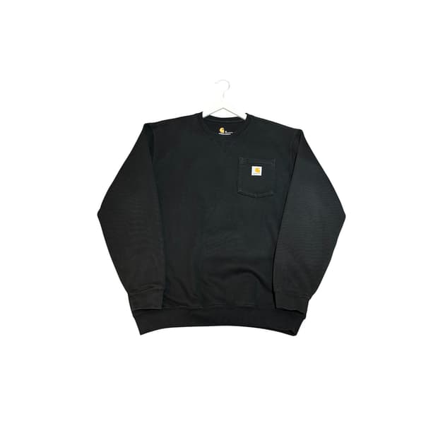 칼하트 오리지널핏 포켓 맨투맨 블랙 M사이즈