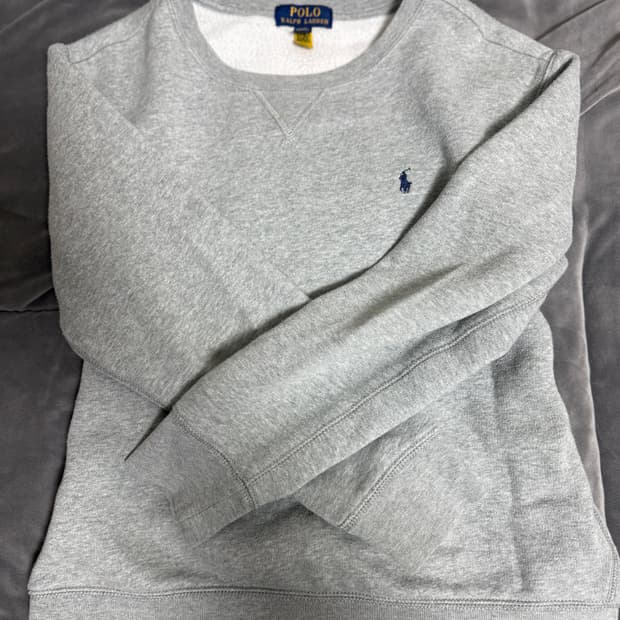 폴로랄프로렌 회색 맨투맨