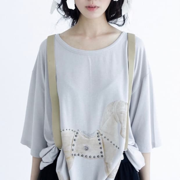 시계티 교환)샵페어리 rocking horse loose T-shirts