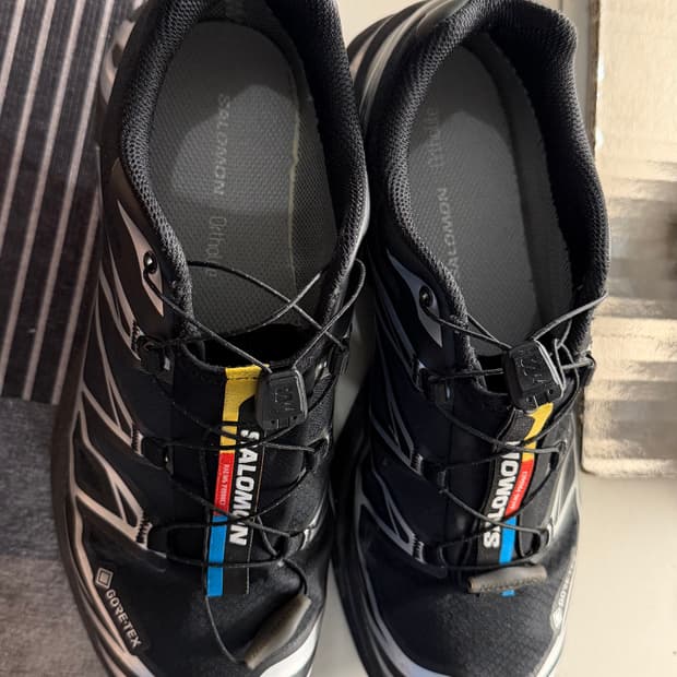 살로몬 XT-6 블랙실버 275