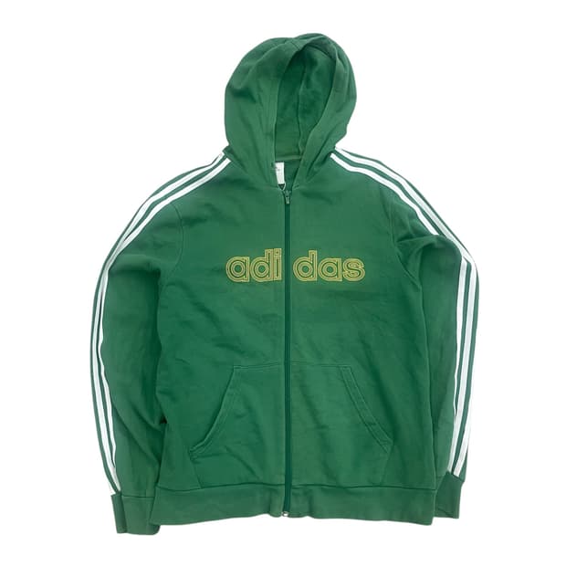 아디다스 3선 후드 집업