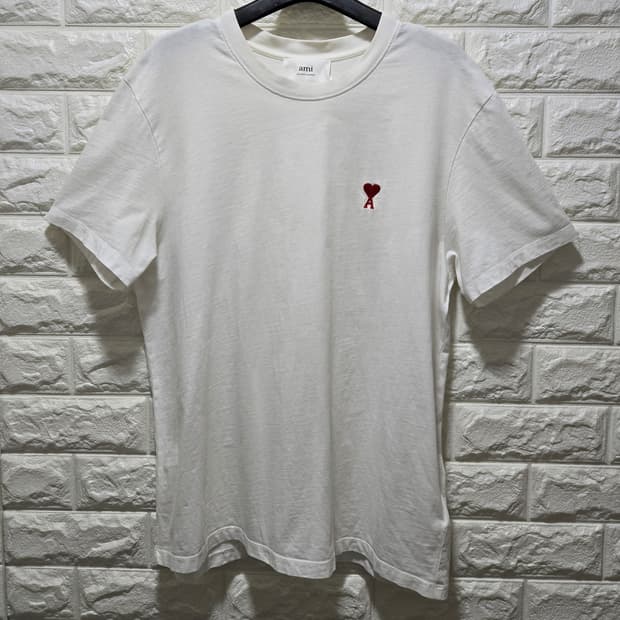 아미 스몰 자수로고 반팔티 M