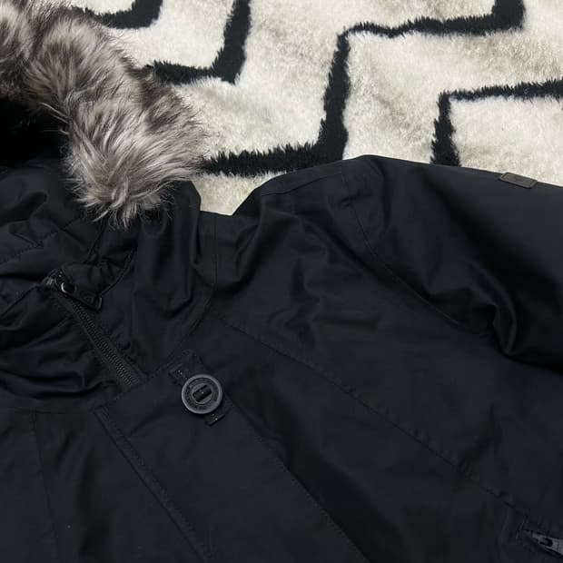 [여성L]노스페이스 550 후드 패딩/블랙