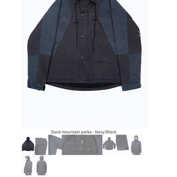 [L] 더긱스 Duck mountain parka  Navy/Black