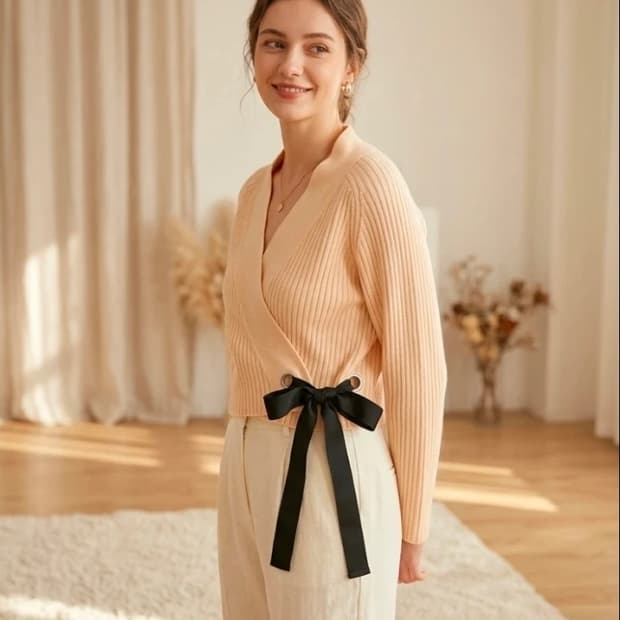 미샤 한섬 가디건 ~55반