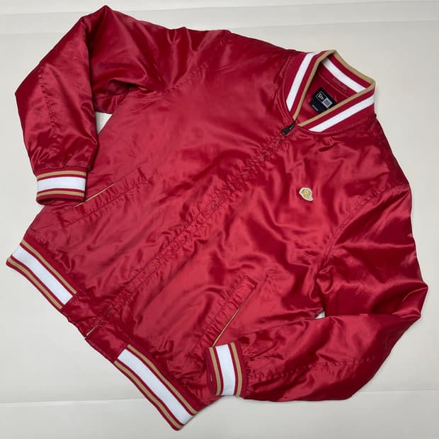 뉴에라 레드 블루종 점퍼 M