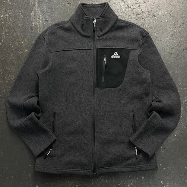 100 아디다스 플리스 집업 