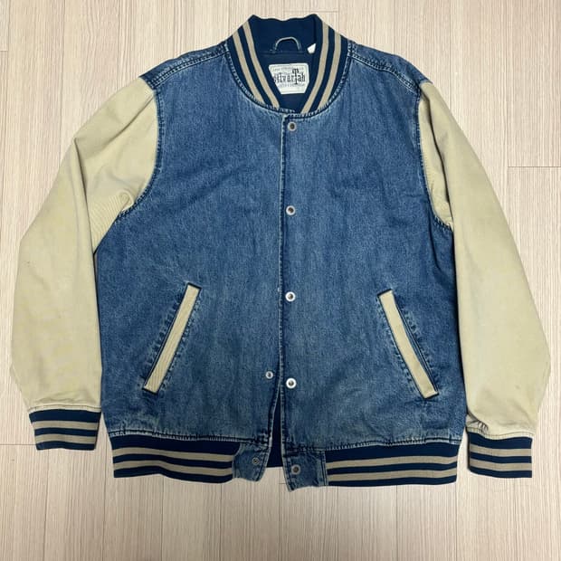 리바이스 실버탭 데님 바시티 자켓