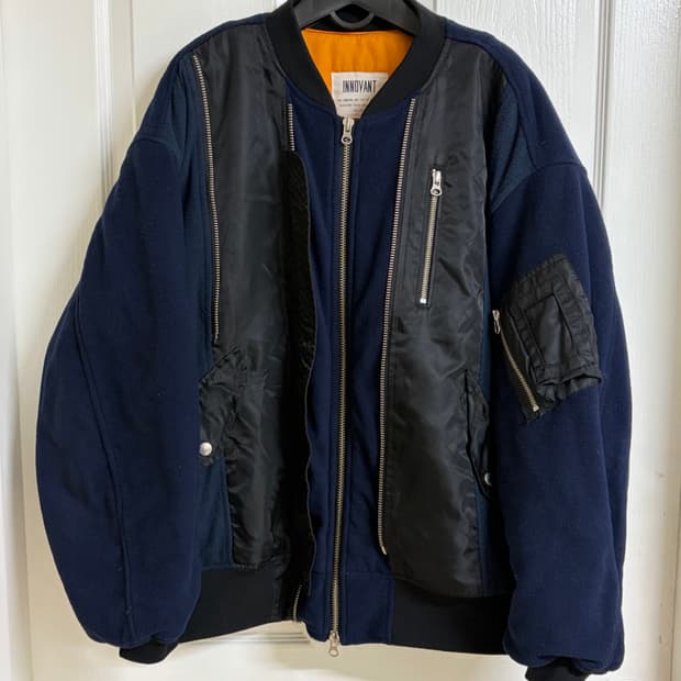이노반트 MA-1 항공점퍼 네이비 컬러
