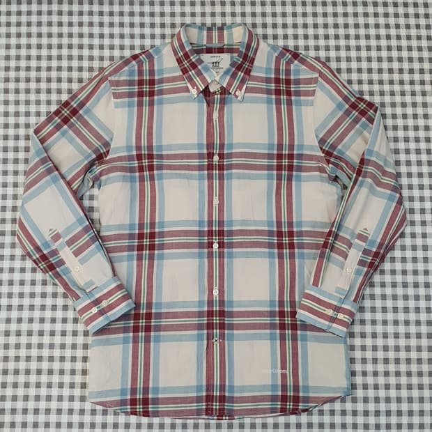 헨리코튼 린넨 긴소매 셔츠 남자95