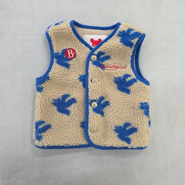 [100] 베베드피노 뽀글이 조끼 베스트 0213J