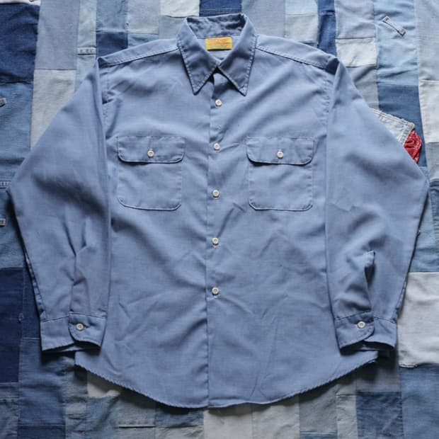 빅 얀크 70s 샴브레이 셔츠/Big yank 70s chambray