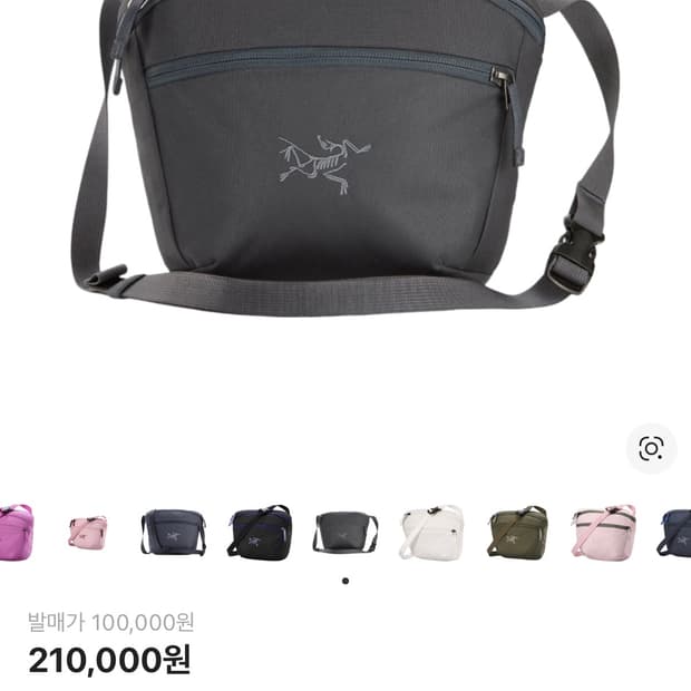 아크테릭스 멘티스 2 웨이스트백 그래파이트