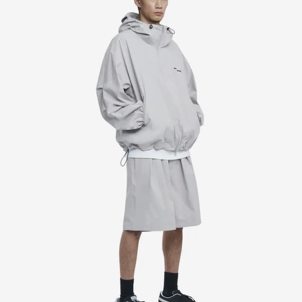 PENON WIND SHELL - WARM GRAY