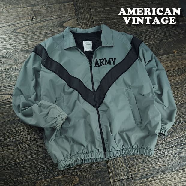 [미군 OG US Army] IPFU 트레이닝 바람막이 자켓 M21870