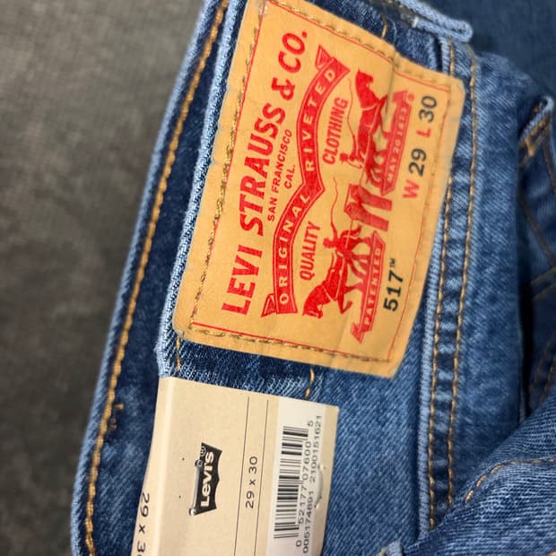 리바이스 517 29x30 미디움 스톤워시 레드탭 