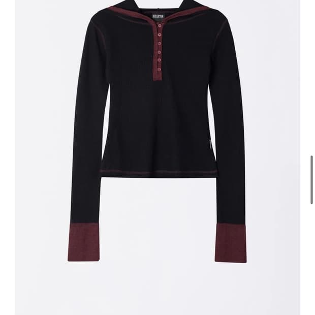 SCULPTOR Heather Hoodie Tee Black M