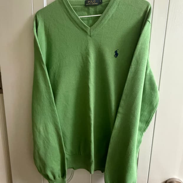 폴로 빈티지 니트 그린 m