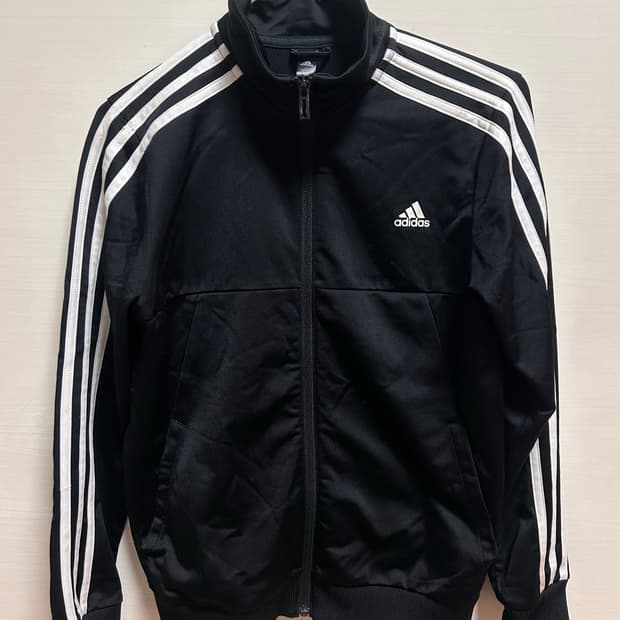 아디다스 블랙 집업 자켓 150