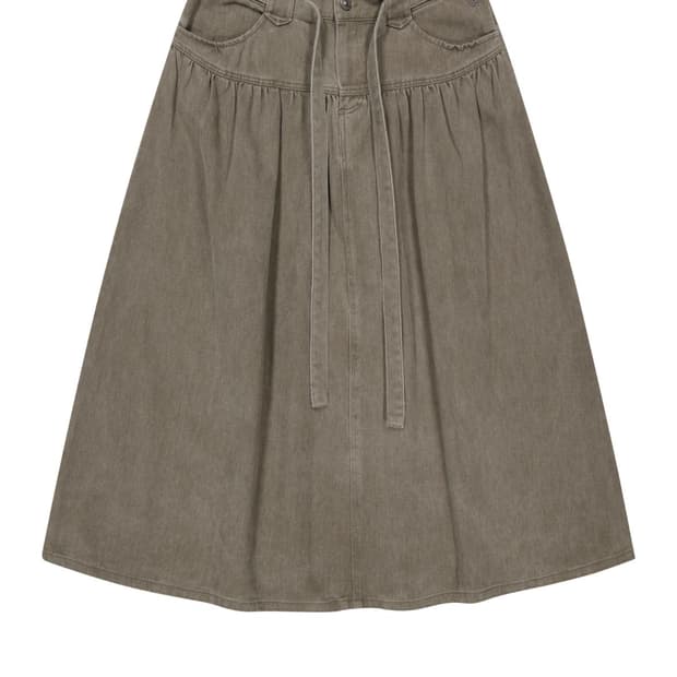 코이세이오 PUFFY COTTON SKIRT BROWN