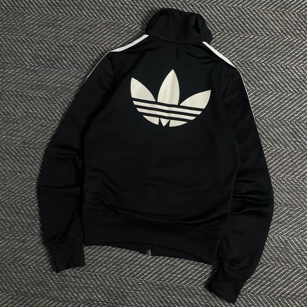 아디다스 파이어버드 트레포일 빅로고 크롭 트랙탑 져지y 2911