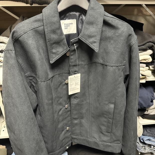 에잇세컨즈 스웨이드 자켓