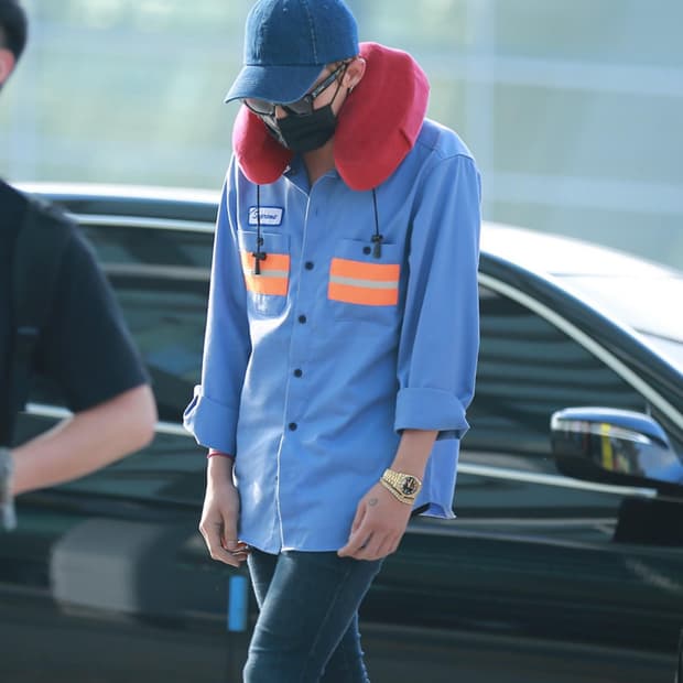 슈프림 하이비스 워크셔츠
