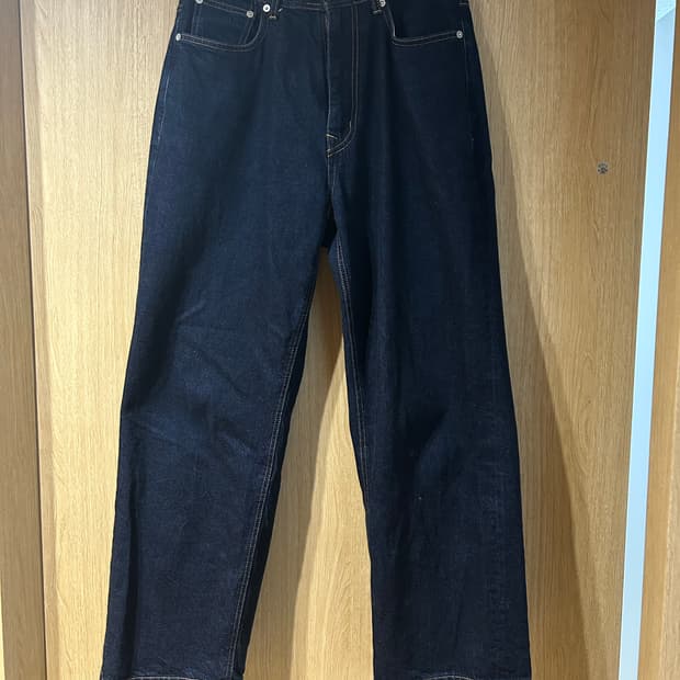 홀리선 블루본 와이드 5포켓 데님