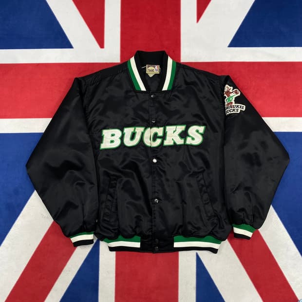 NBA 밀워티벅스 스타디움자켓 실측L 