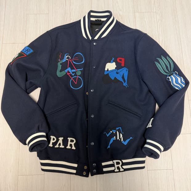파라 PARRA 바시티 자켓 L
